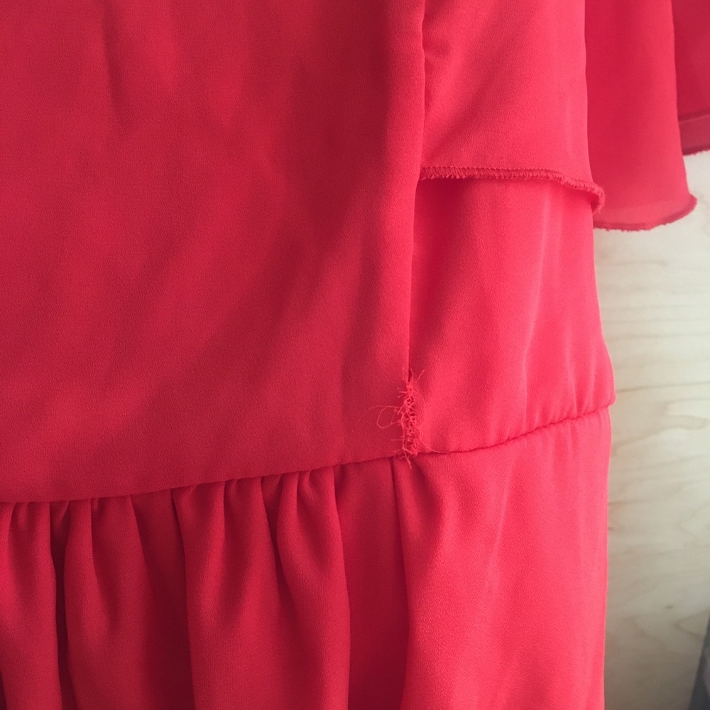ASOS Maternity Off Shoulder Ruffle Maxi Dress - Picture 5 of 5